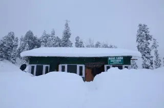 Snow Clad Hut in Gulmarg, Jammu & Kashmir