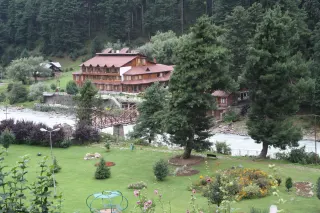 Hotel by the Lidder river, Pahalgam 2012
